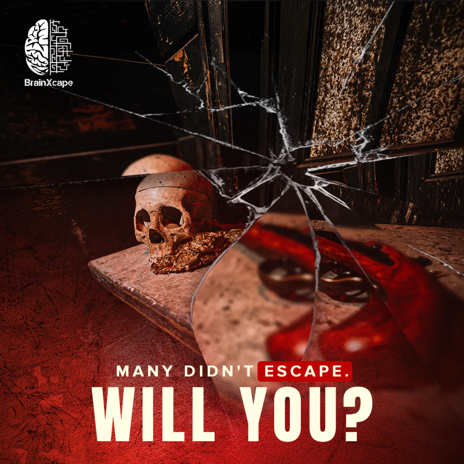 An ad Massive Impact designed for BrainXcape.
