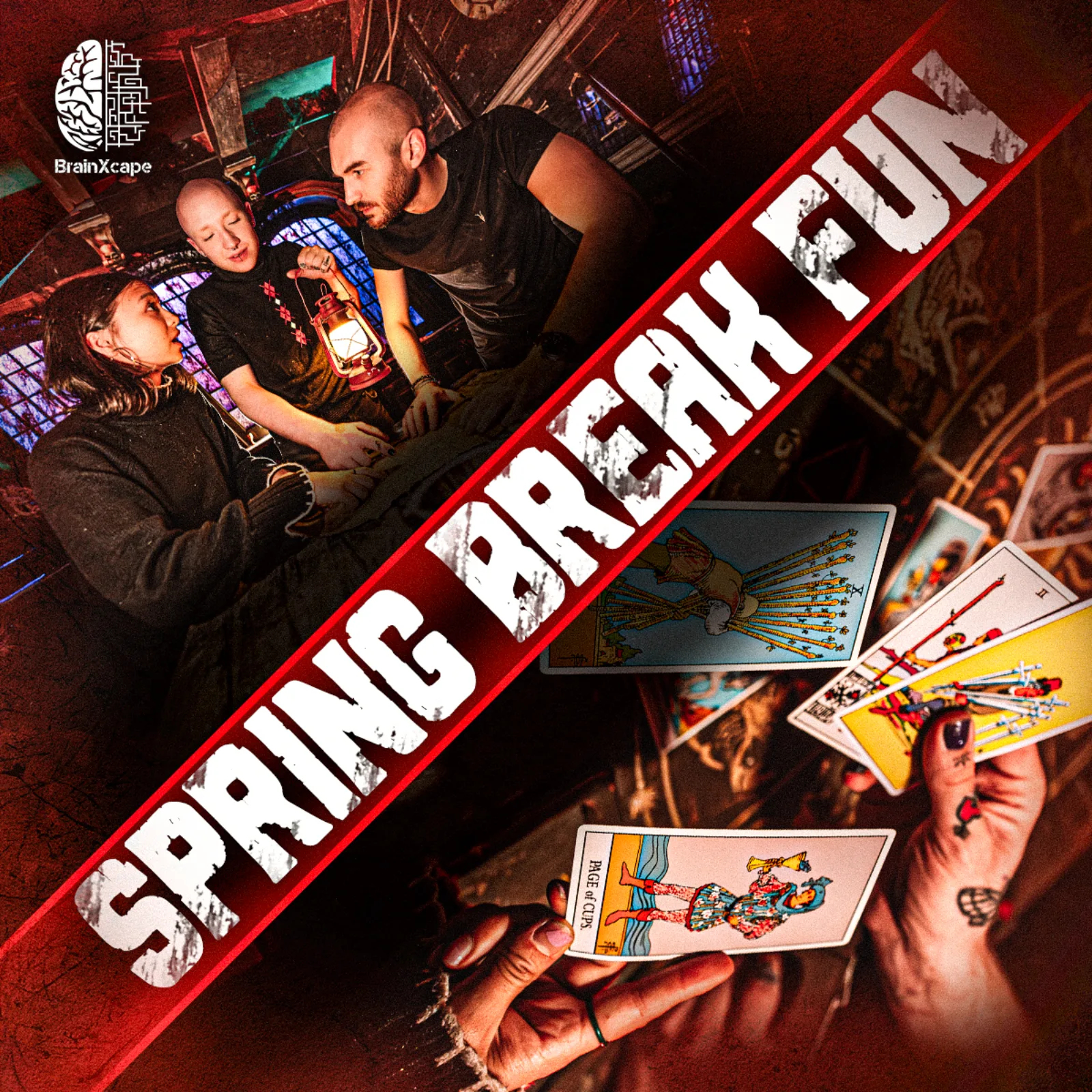 An ad Massive Impact designed for BrainXcape.