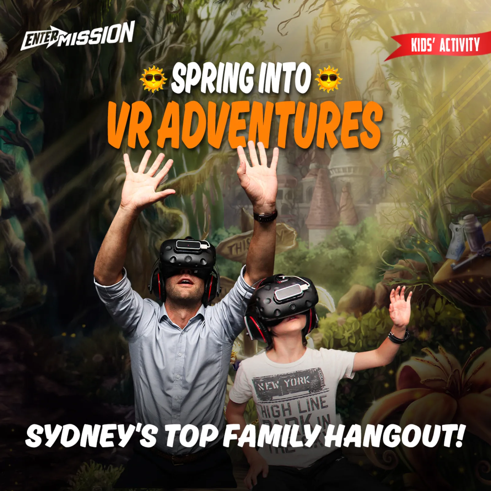 An ad Massive Impact designed for Entermission.