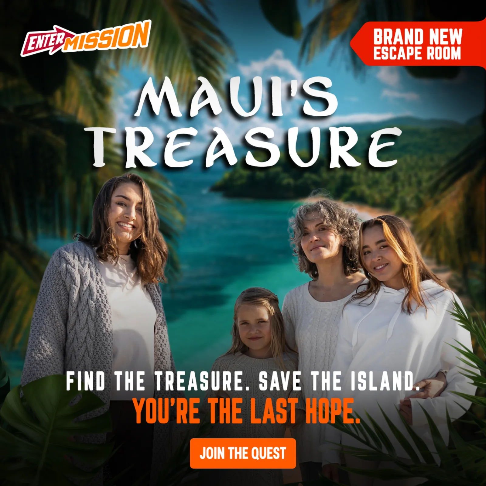 An ad Massive Impact designed for Entermission.
