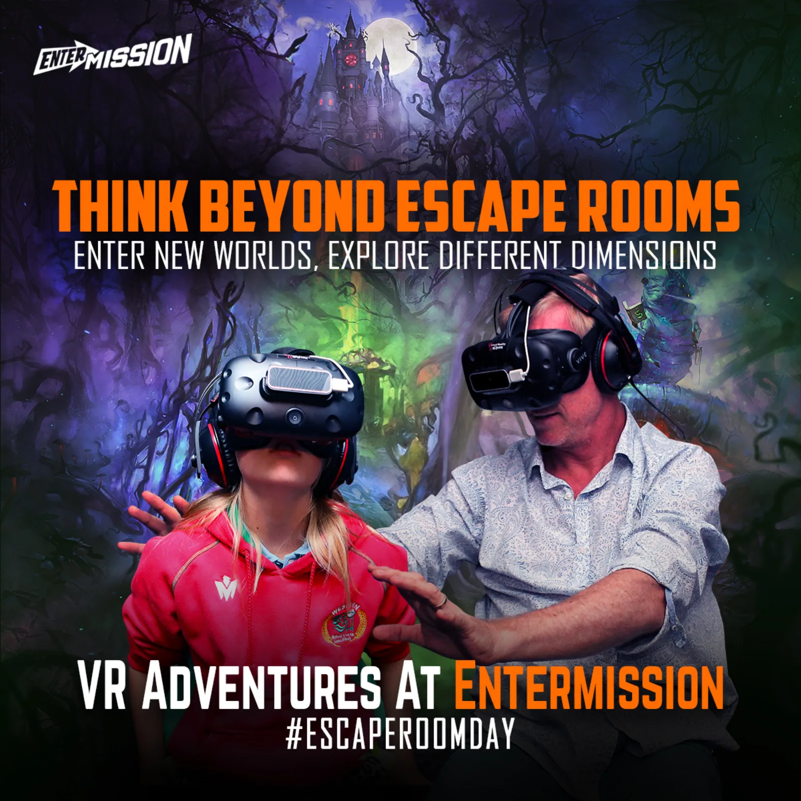 An ad Massive Impact designed for Entermission.