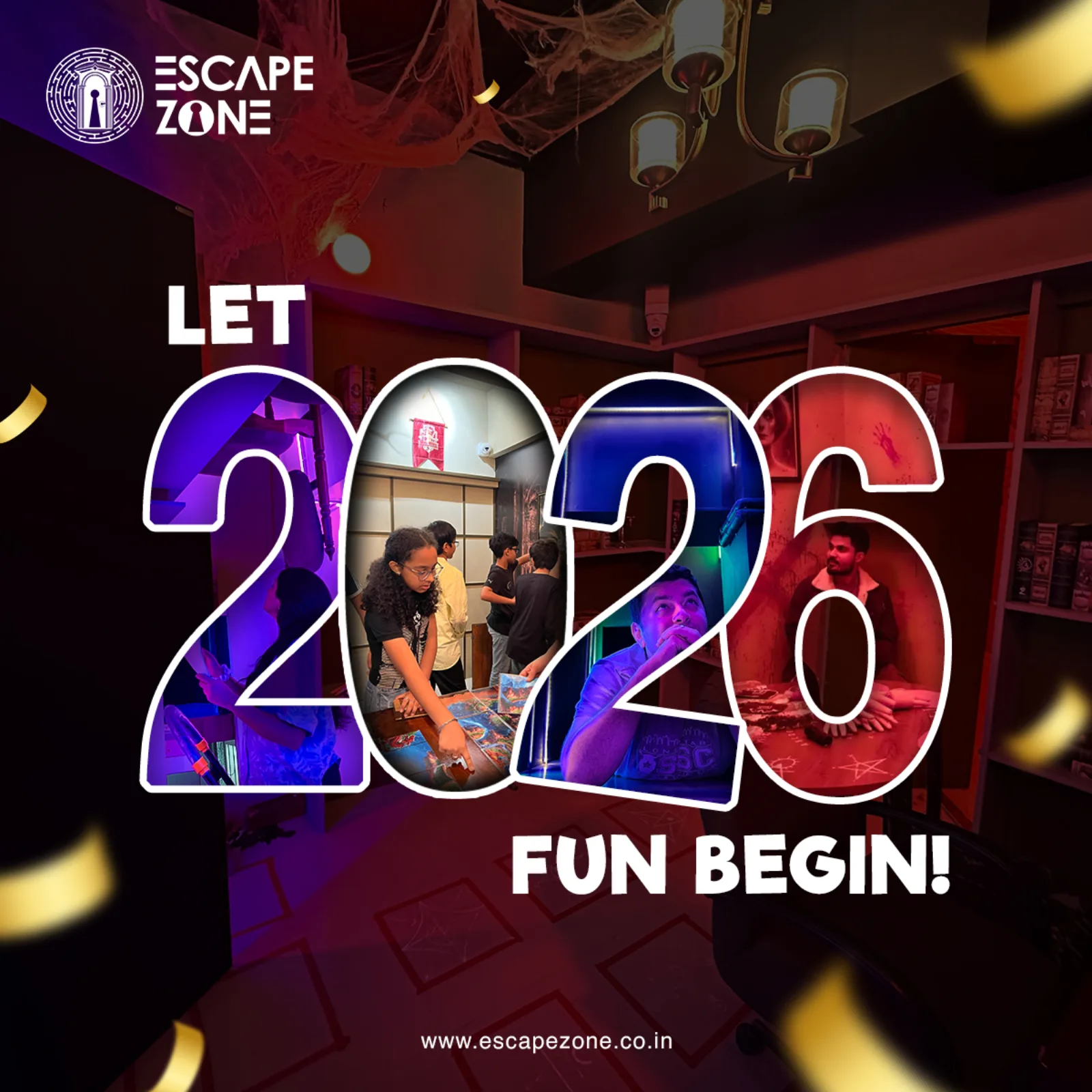 escape room Facebook ad