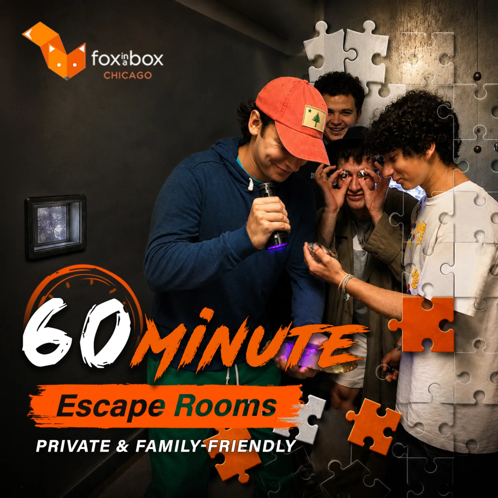 Summer escape room Facebook ad
