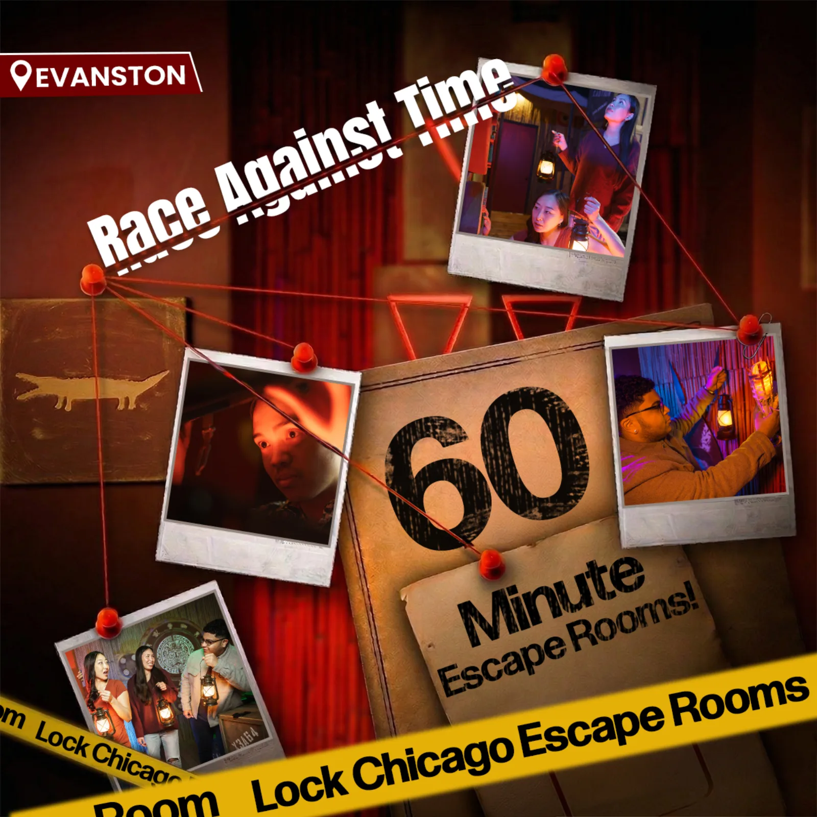 escape room Facebook ad