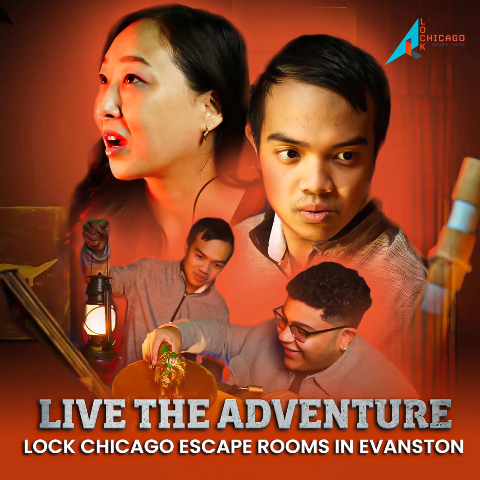 escape room Facebook ad