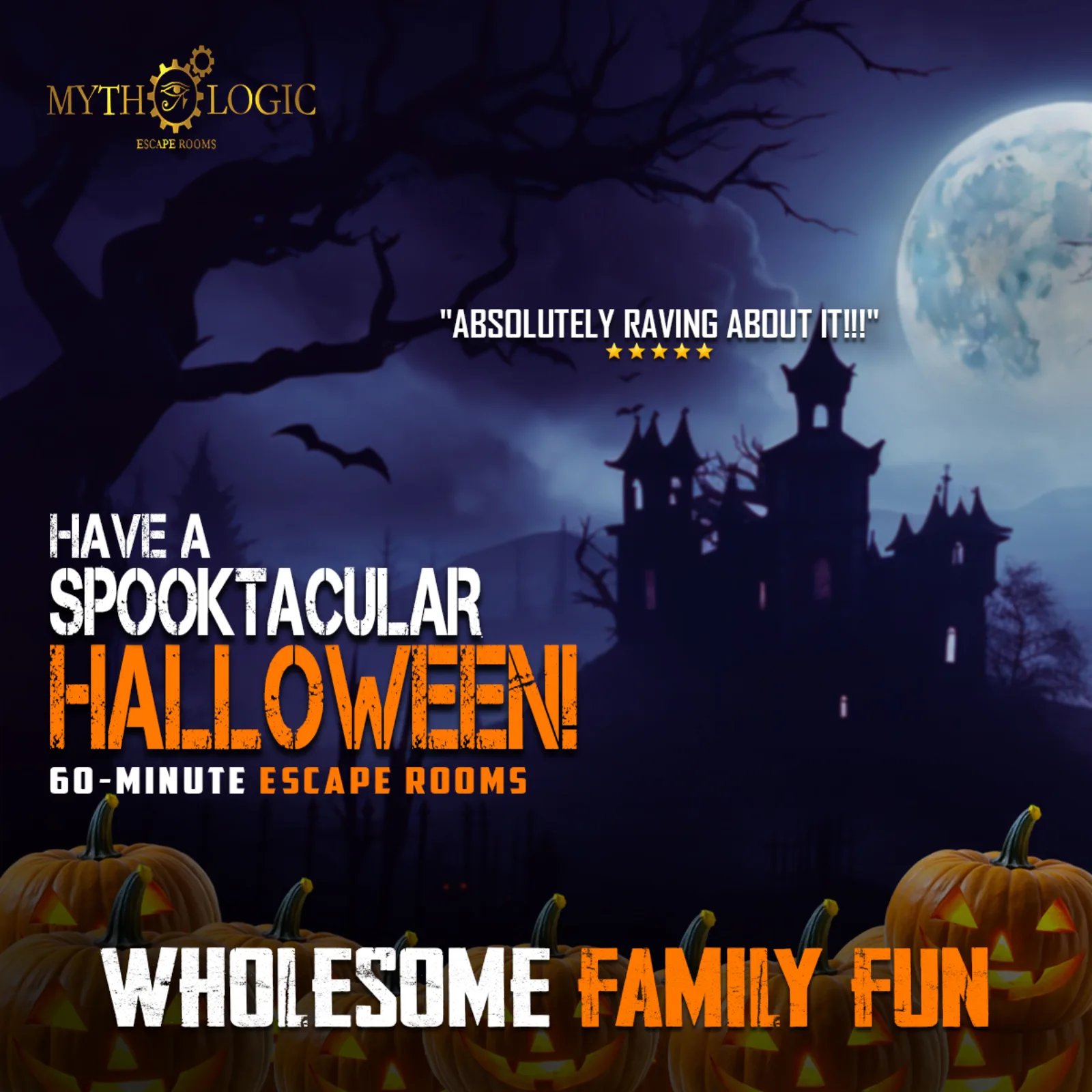 escape room Facebook ad