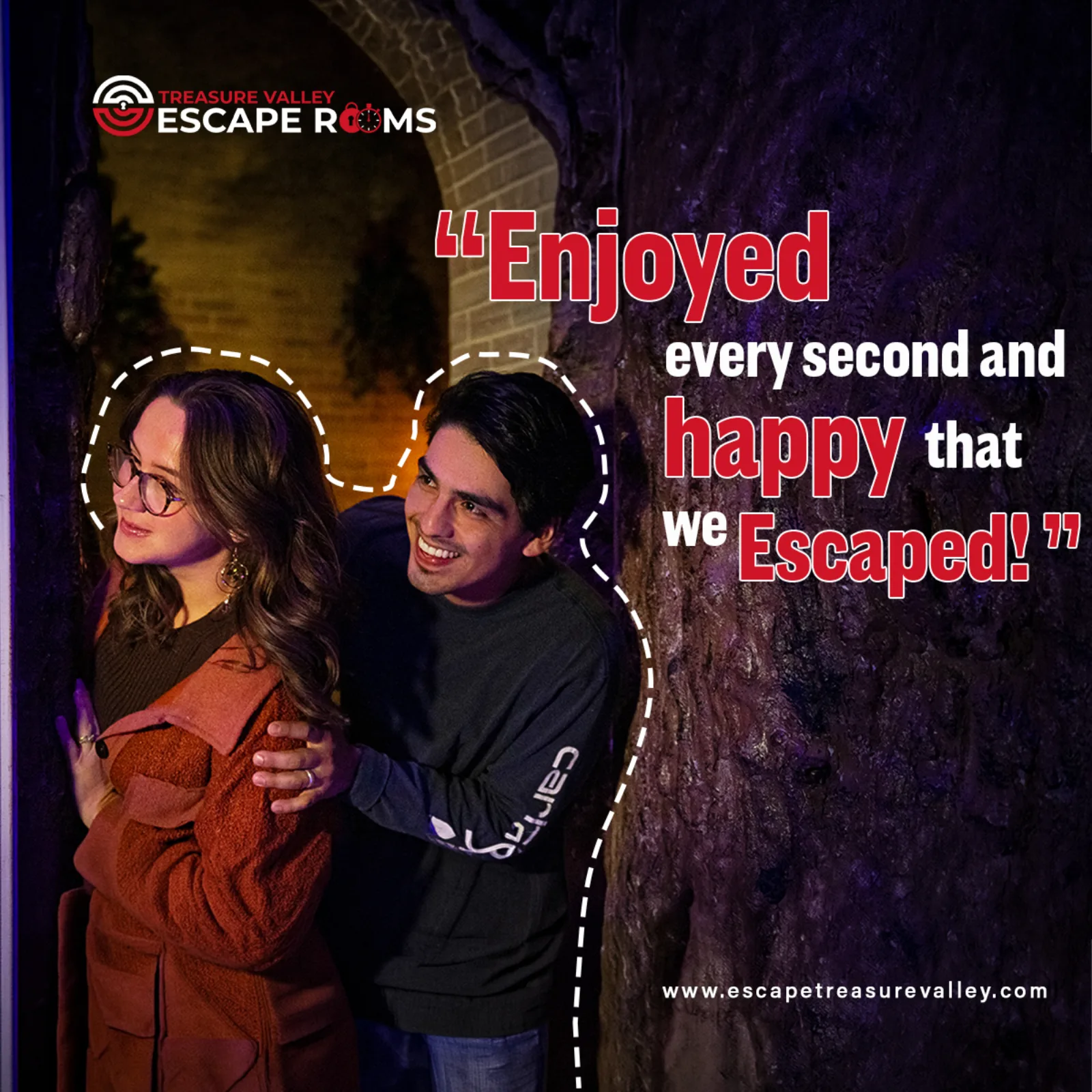 escape room Facebook ad