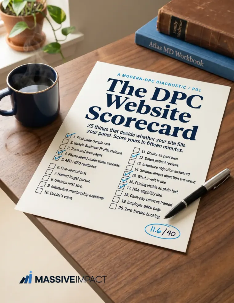 Cover of The DPC Website Scorecard