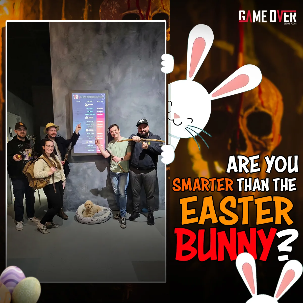 Game Over Easter ad: Are You Smarter Than the Easter Bunny?
