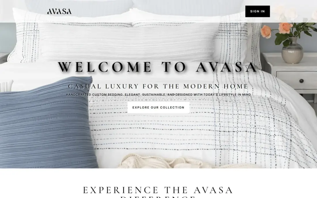 The Avasa Homes website, built by Massive Impact.